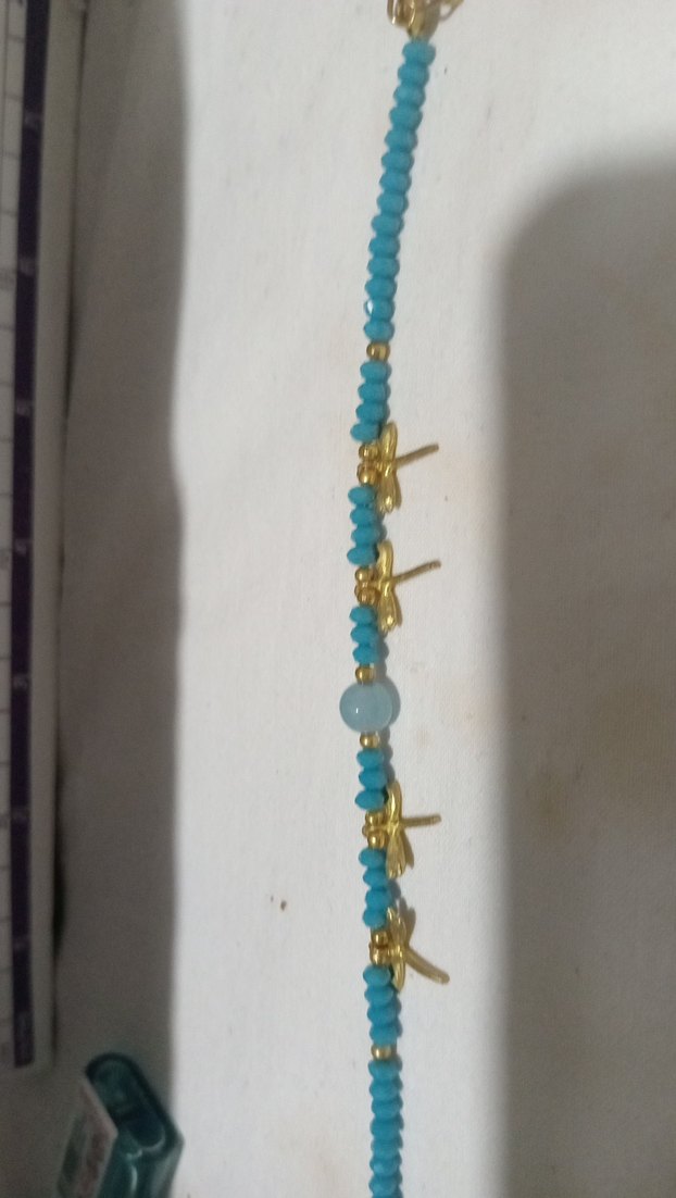 Turkuaz Boncuklu Uzun Kadın Kolyesi - Görsel 2