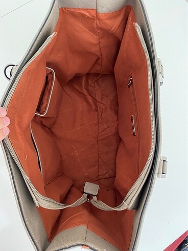 Davıd Jones Çanta Bej Çanta - Görsel 5