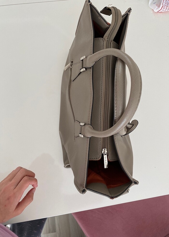 Davıd Jones Çanta Bej Çanta - Görsel 3