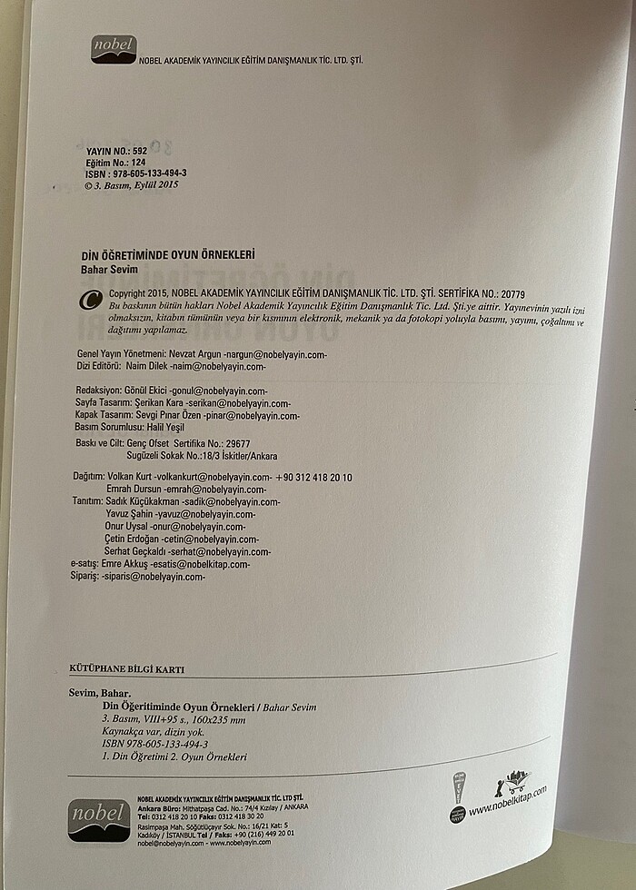 Din Öğretiminde Oyun Örnekleri - Görsel 2