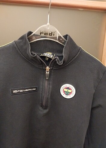 11-12 Yaş Beden lacivert Renk Fenerbahçe erkek çocuk sweat shirt