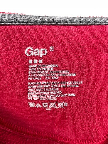 s Beden kırmızı Renk Gap Sweatshirt %70 İndirimli.
