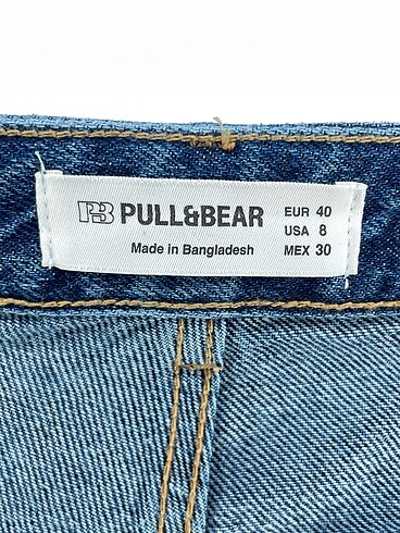 40 Beden mavi Renk Pull and Bear Jean / Kot %70 İndirimli.