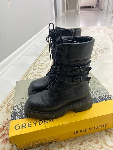 36 Beden siyah Renk GREYDER GERÇEK DERİ POSTAL BOT
