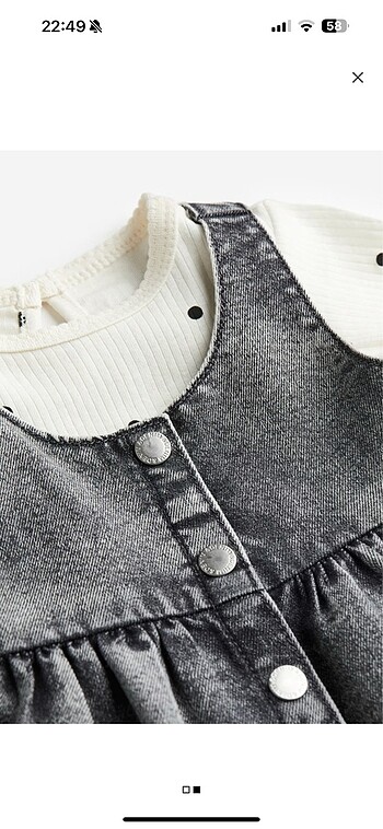 H&M H&M kot elbise