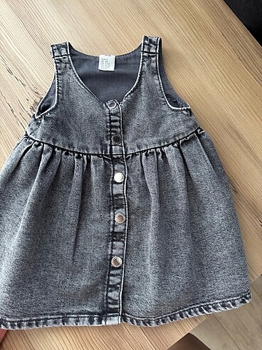 6-9 Ay Beden H&M kot elbise