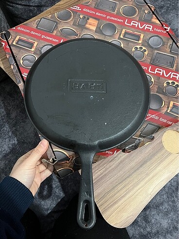  Beden Lava döküm pizza pankek krep tavası
