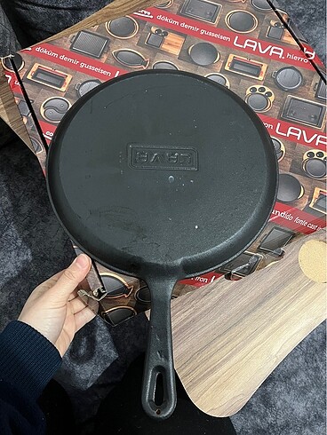  Beden siyah Renk Lava döküm pizza pankek krep tavası