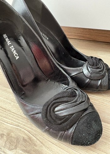 Siyah Tokalı Kadın Yüksek Topuklu Stiletto - Görsel 5