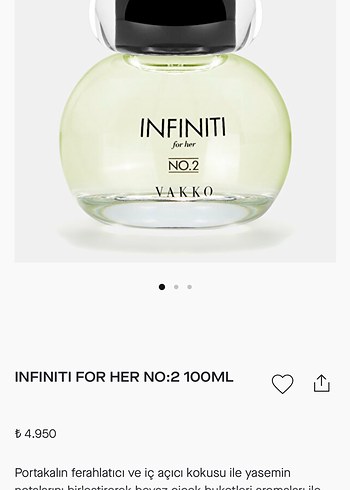 INFINITI No.2 Kadın Parfümü - Görsel 3