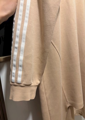 Bej Uzun Kollu Kadın Spor Elbise - Görsel 5