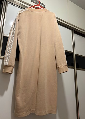 Bej Uzun Kollu Kadın Spor Elbise - Görsel 6