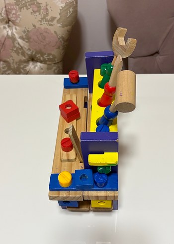 Renkli Ahşap Eğitim Oyuncak Seti - Görsel 2