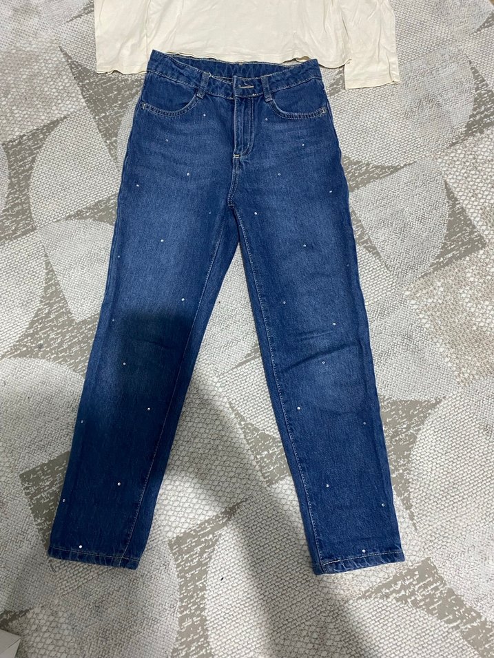 LCW kot pantolon tişört - Görsel 3