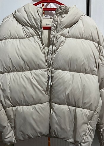 Bej Kadın Kışlık Mont - Görsel 4