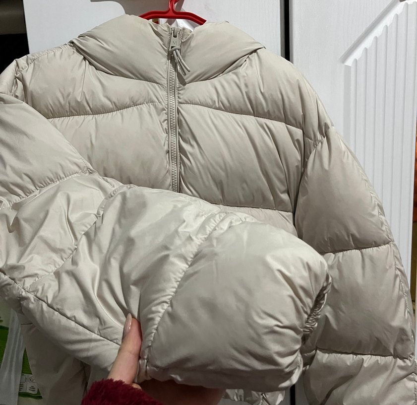 Bej Kadın Kışlık Mont - Görsel 5