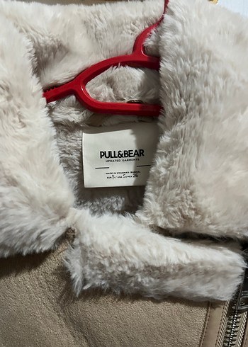 Kürklü Bej Süet Kısa Ceket - Görsel 4