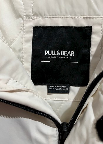 Kadın Beyaz  Ceket Kapüşonlu Fermuarlı - Görsel 5