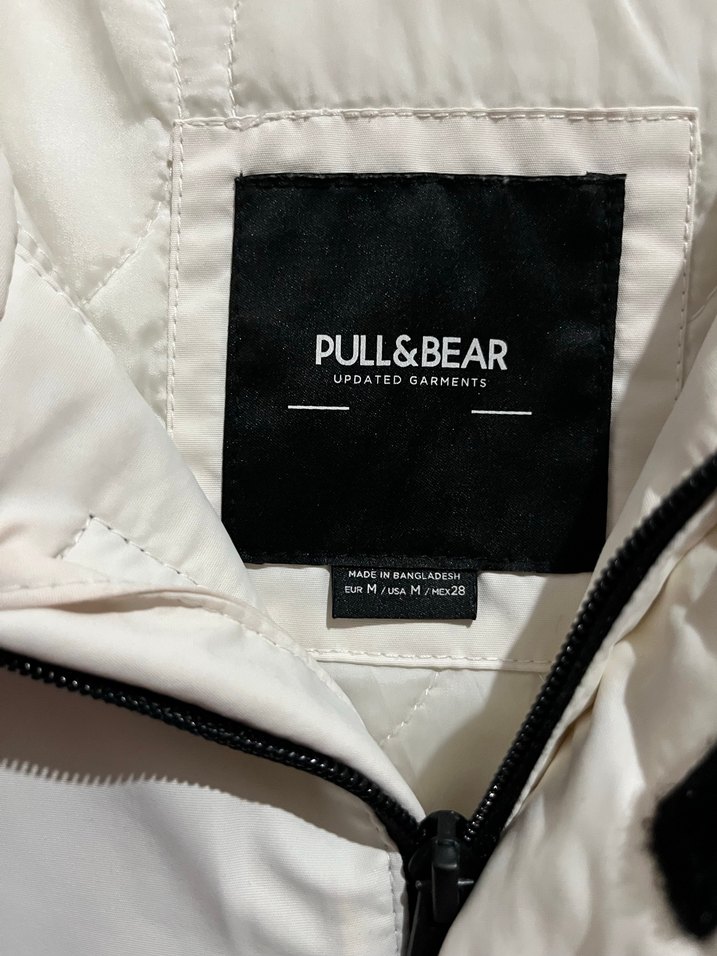 Kadın Beyaz  Ceket Kapüşonlu Fermuarlı - Görsel 5