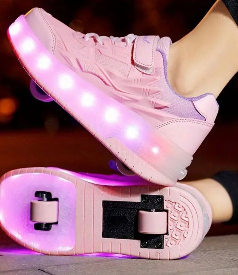 Led Işıklı Patenli Spor Ayakkabı 39 Numara - Görsel 2