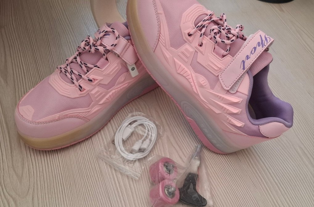 Led Işıklı Patenli Spor Ayakkabı 39 Numara - Görsel 5