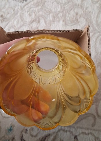 Bej Vintage Lamba Abajur Başlığı - Görsel 2