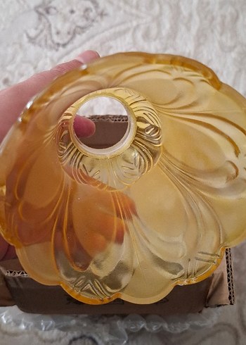 Bej Vintage Lamba Abajur Başlığı - Görsel 5