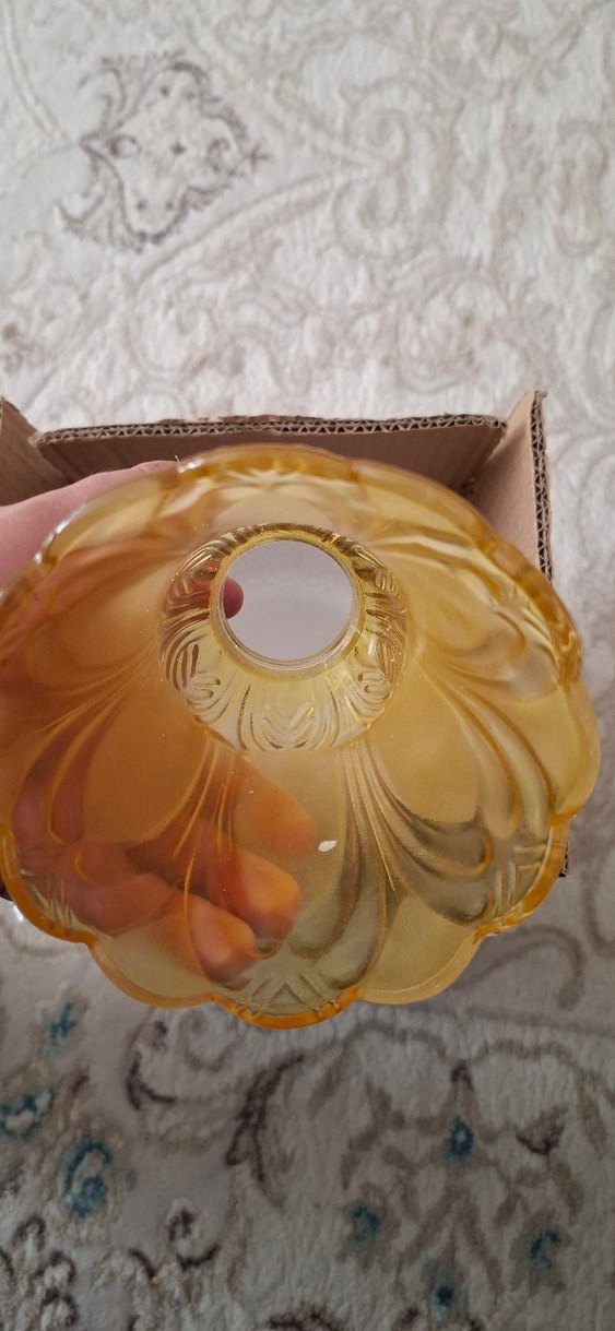 Bej Vintage Lamba Abajur Başlığı - Görsel 2