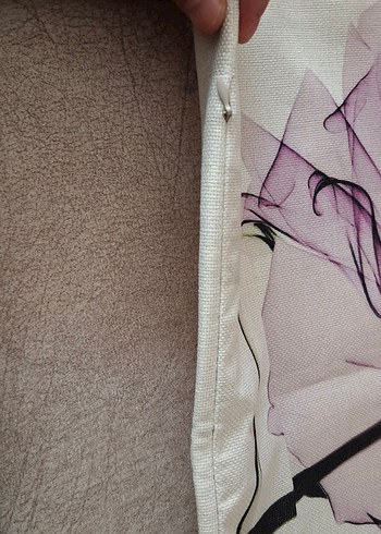 Kirlent Kılıfı 44*44 Keten - Görsel 3