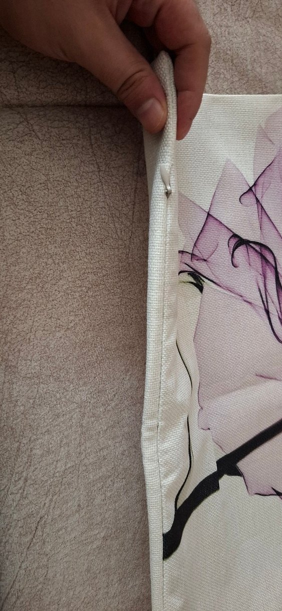 Kirlent Kılıfı 44*44 Keten - Görsel 3