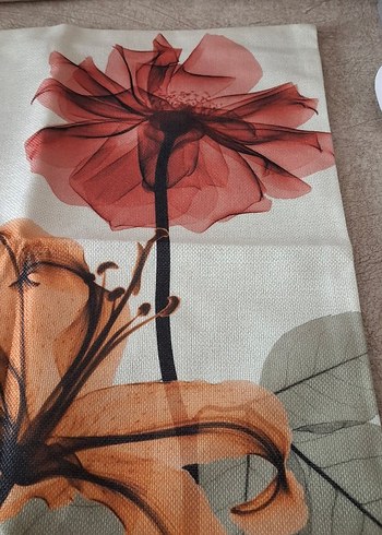 Kirlent Kılıfı 44*44 Keten - Görsel 2