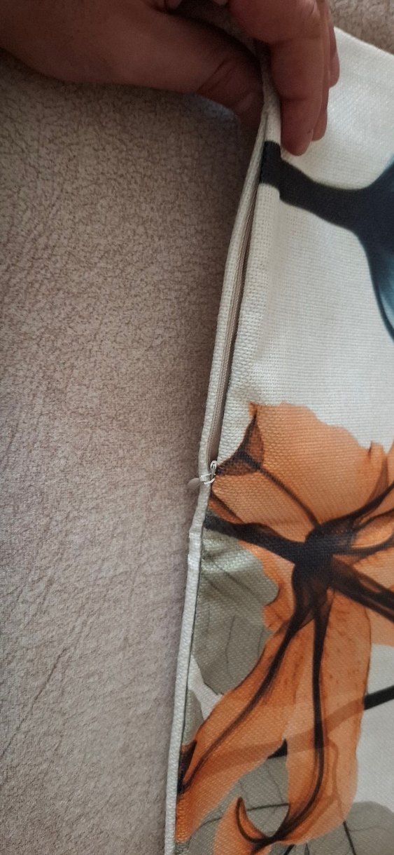 Kirlent Kılıfı 44*44 Keten - Görsel 5