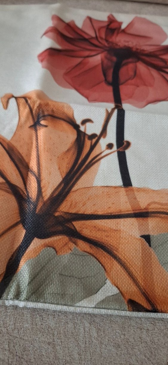 Kirlent Kılıfı 44*44 Keten - Görsel 4