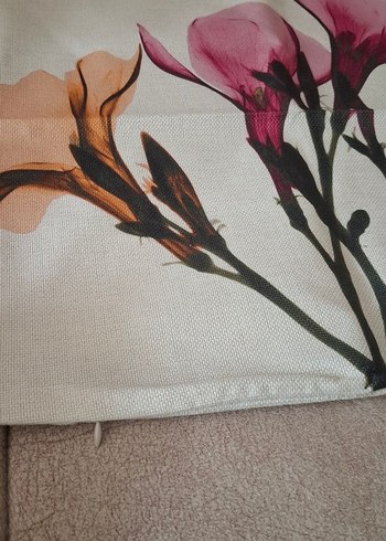 Kirlent Kılıfı 44*44 Keten - Görsel 2