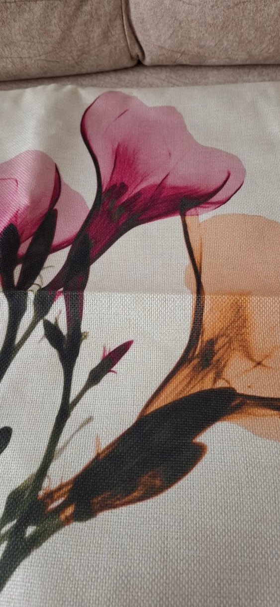 Kirlent Kılıfı 44*44 Keten - Görsel 4