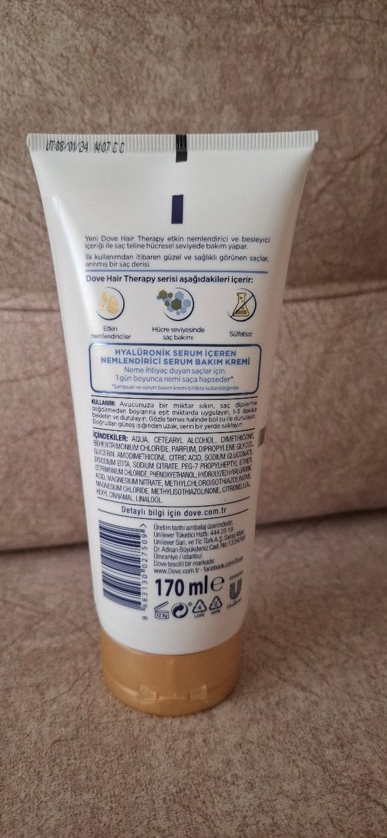 Dove Hyaluronic Serum Saç Bakım Kremi - Görsel 4
