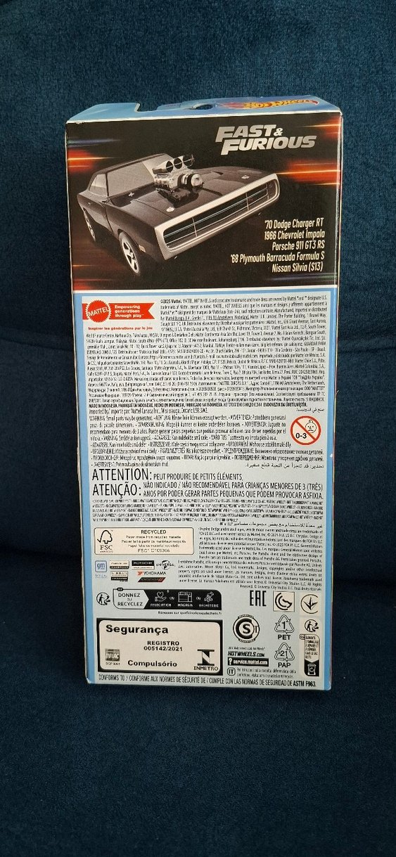 Hot Wheels Hızlı ve Öfkeli 5'li Oyuncak Araba Seti - Görsel 4