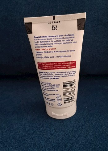 Neutrogena Konsantre Parfümsüz El Kremi - Görsel 2