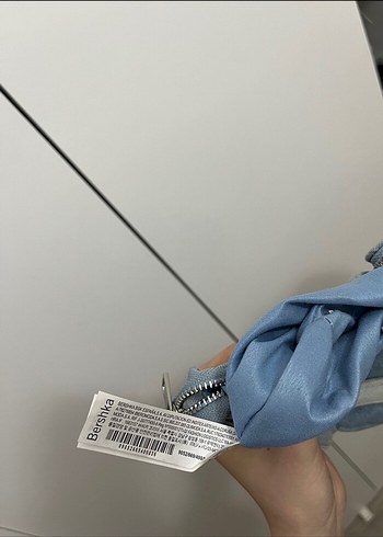 Bershka Tokalı Mavi Denim Kadın Çanta