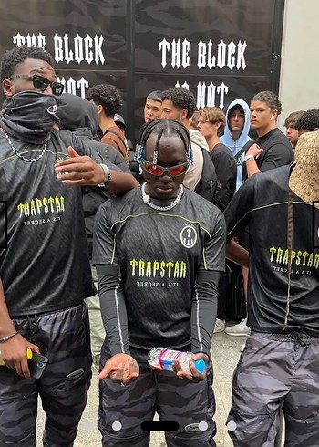 Siyah Erkek Spor Forma Trapstar - Görsel 3