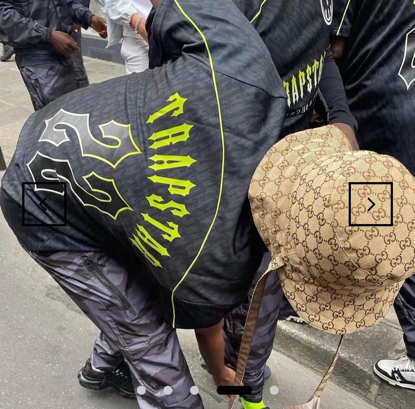 Siyah Erkek Spor Forma Trapstar - Görsel 4