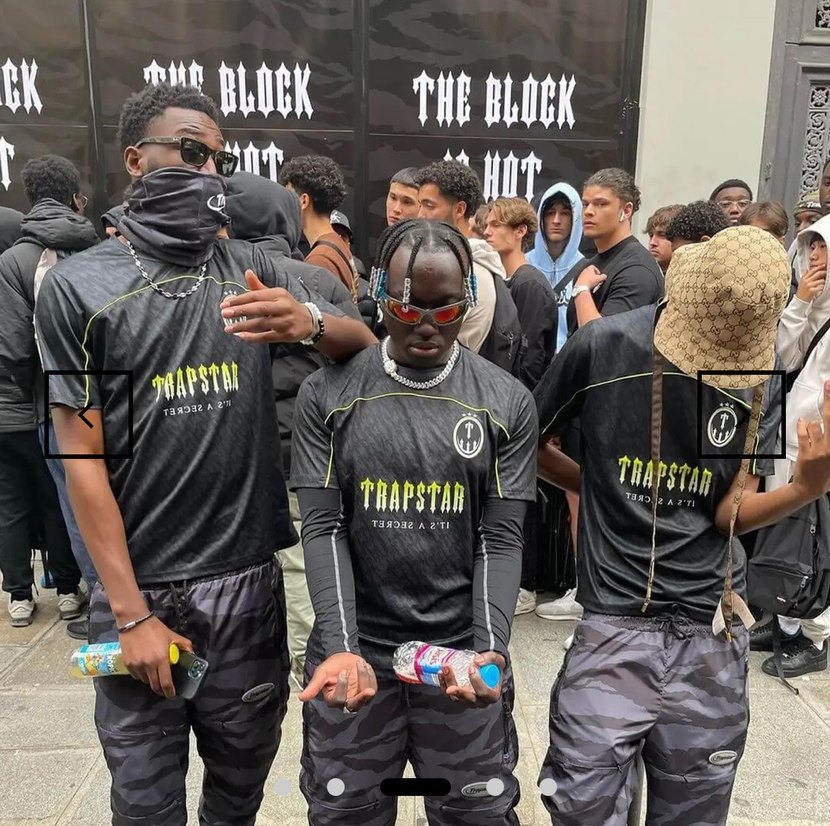 Siyah Erkek Spor Forma Trapstar - Görsel 3