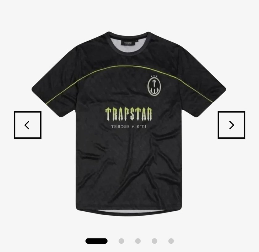 Siyah Erkek Spor Forma Trapstar - Görsel 2