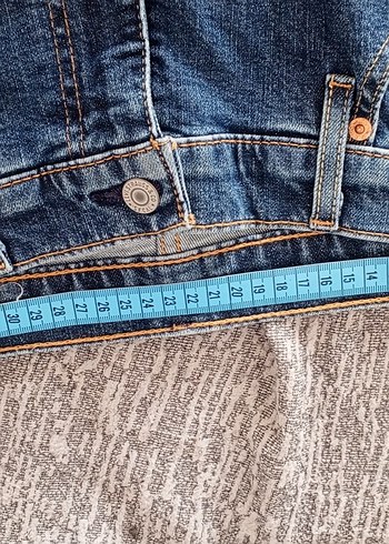 Levis Koyu Mavi Denim Jean