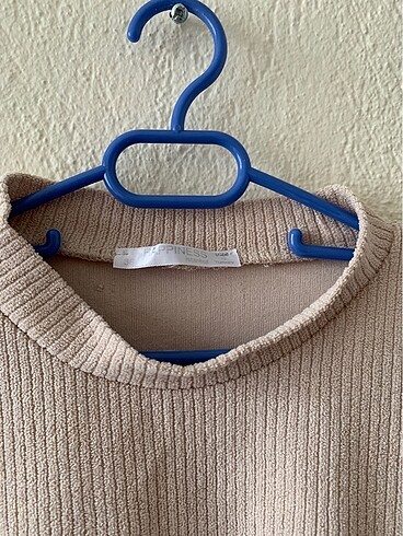 s Beden camel Renk crop bluz