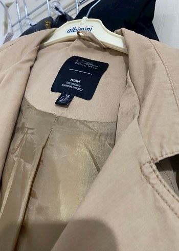 Bej Kadın Trençkot - Görsel 3