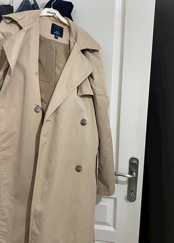 Bej Kadın Trençkot - Görsel 2