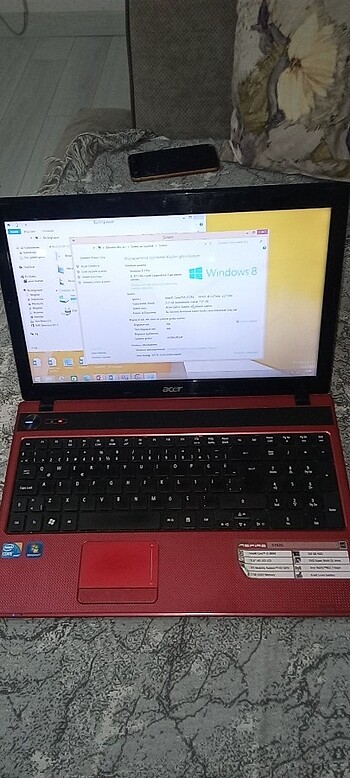  Beden Acer Laptop i5 işlemci