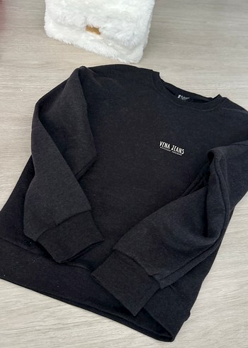 Vena Jeans Gri Uzun Kollu Kadın Sweatshirt - Görsel 3