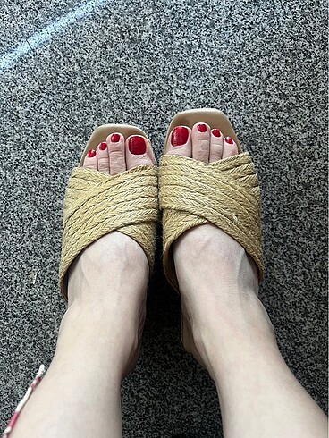 Hasır Terlik-Çanta - Görsel 6